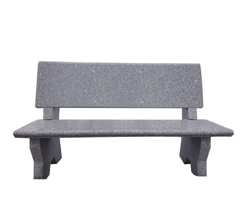 Dehner Gartenbank 2-Sitzer, 120 x 50 x 75 cm, Granit, robuste und klassisch schöne Sitzbank aus Granit von Dehner
