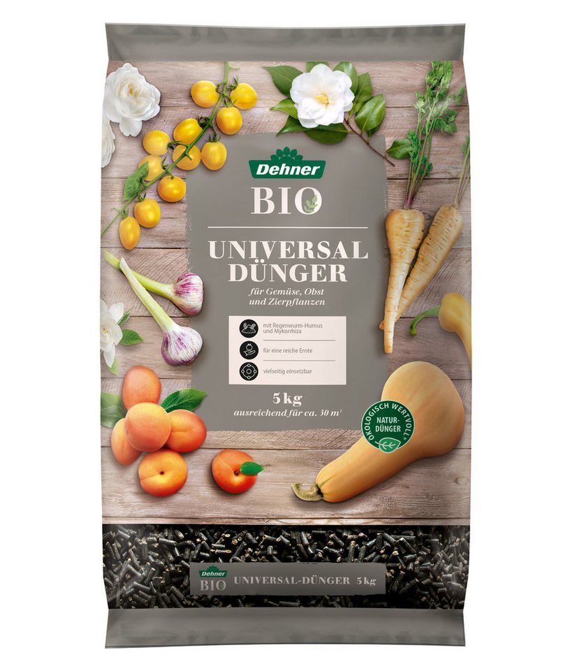 Dehner Gartendünger Bio Dünger für Gemüse / Obst / Zierpflanzen, hochwertiger NPK-Dünger, organisch mit Spurennährstoffen Dehner Gartendünger Bio Dünger für Gemüse / Obst / Zierpflanzen, hochwertiger NPK-Dünger, organisch mit Spurennährstoffen von Dehner