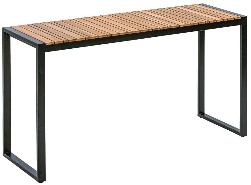Dehner Gartentisch Balkontisch Chicago Wood, 133 x 74.5 x 42 cm, zeitloser Holztisch aus hochwertigem FSC®-zertifiziertem Akazienholz von Dehner