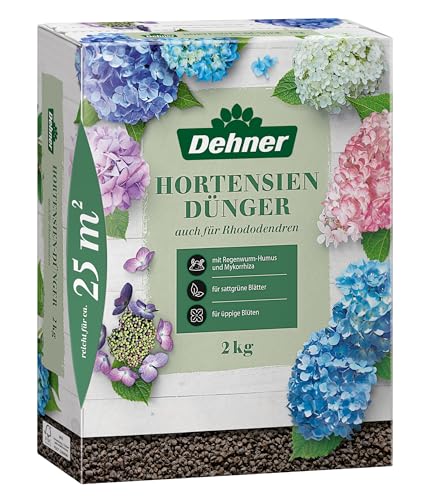 Dehner Hortensiedünger, hochwertiger Dünger für Laubgehölze, organisch-mineralischer NPK-Dünger, mit Spurennährstoffen, 2 kg, für ca. 25 qm, bunt Dehner Hortensiedünger, hochwertiger Dünger für Laubgehölze, organisch-mineralischer NPK-Dünger, mit Spurennährstoffen, 2 kg, für ca. 25 qm, bunt von Dehner