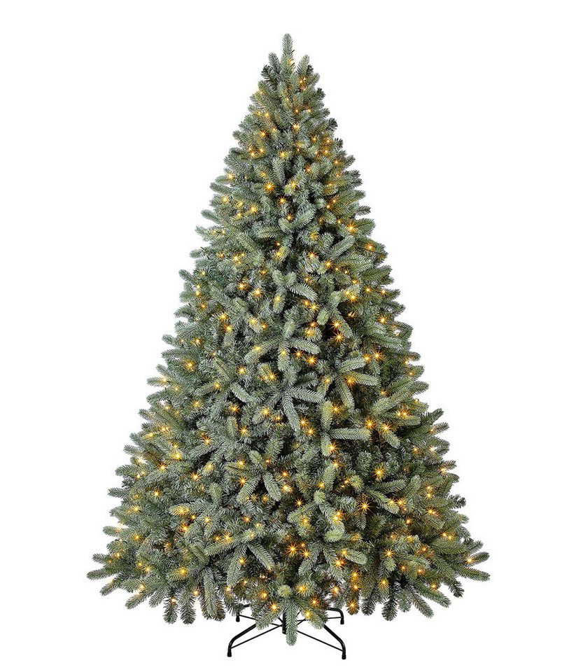 Dehner Künstlicher Weihnachtsbaum Tanne Finja m. 700 LEDs/Ständer, Höhe 240 cm von Dehner