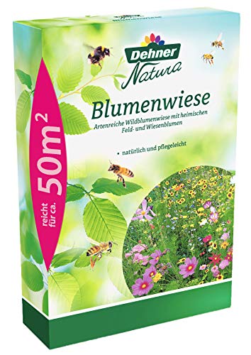 Dehner Natura Saatgut, Blumenwiese, 0.5 kg, für ca. 50 qm von Dehner