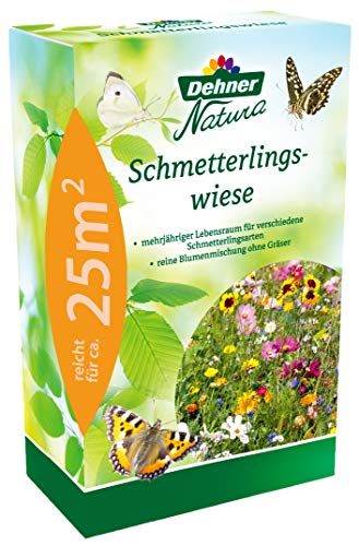 Dehner Natura Saatgut, Schmetterlingswiese, 0.25 kg, für ca. 25 qm von Dehner