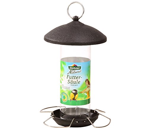 Dehner Natura Premium Wildvogel Futtersäule groß, Futterstation für Wildvögel, Futterstelle wetterfest / hängend, ca. 27 x 16 x 16 cm, Metall, schwarz Dehner Natura Premium Wildvogel Futtersäule groß, Futterstation für Wildvögel, Futterstelle wetterfest / hängend, ca. 27 x 16 x 16 cm, Metall, schwarz von Dehner