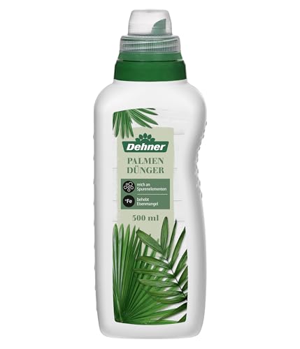 Dehner Palmendünger, hochwertiger Flüssigdünger, Dünger für Palmen, organischer NPK-Dünger, mit Spurennährstoffen, 500 ml, für ca. 100 l, bunt von Dehner