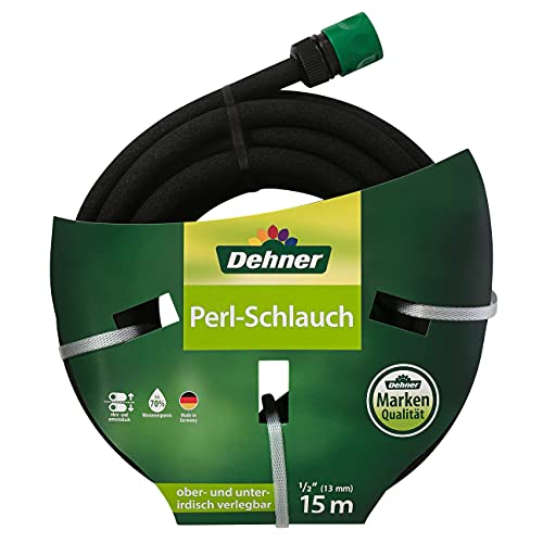 Dehner Perlschlauch zur Bewässerung, Länge 15 m, 1/2 Zoll, schwarz von Dehner