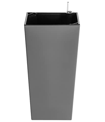 Dehner Pflanztopf Elise mit Selbstbewässerungs-System, ca. 36 x 20 x 20 cm, Kunststoff, grau-matt Dehner Pflanztopf Elise mit Selbstbewässerungs-System, ca. 36 x 20 x 20 cm, Kunststoff, grau-matt von Dehner
