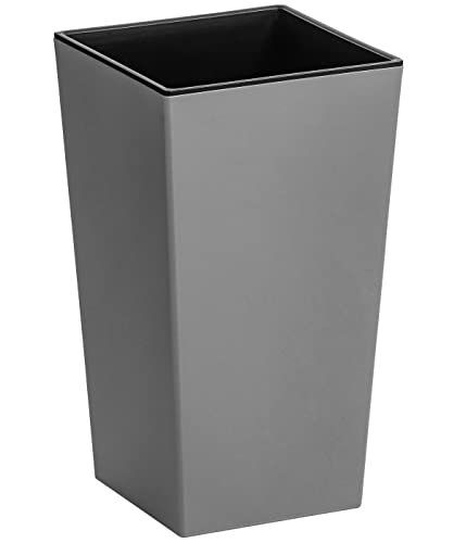 Dehner Pflanztopf Elise mit Selbstbewässerungs-System, ca. 26 x 15 x 15 cm, Kunststoff, grau-matt Dehner Pflanztopf Elise mit Selbstbewässerungs-System, ca. 26 x 15 x 15 cm, Kunststoff, grau-matt von Dehner