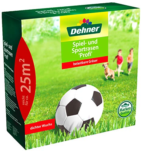 Dehner Rasen-Saatgut, Spiel- und Sportrasen Profi, 0.62 kg, für ca. 25 qm von Dehner