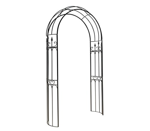 Dehner Rosenbogen Alina, ca. 233 x 132 x 38 cm, Metall, schwarz Dehner Rosenbogen Alina, ca. 233 x 132 x 38 cm, Metall, schwarz von Dehner