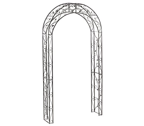 Dehner Rosenbogen Cornwall, ca. 236 x 118 x 31 cm, Metall, grau/schwarz, dunkelgrau Dehner Rosenbogen Cornwall, ca. 236 x 118 x 31 cm, Metall, grau/schwarz, dunkelgrau von Dehner