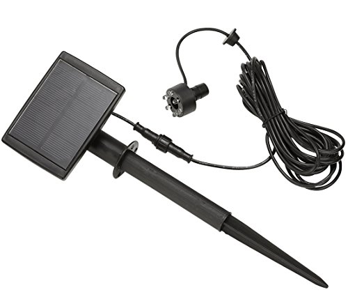 Dehner Solar LED-Universalbeleuchtung, Ø LED-Kopf 3 cm, Kunststoff, schwarz von Dehner