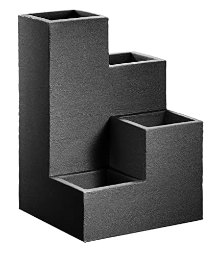 Dehner Wendeltreppentopf Los Angeles, ca. 40 x 60 x 40 cm, Kunststoff, anthrazit Dehner Wendeltreppentopf Los Angeles, ca. 40 x 60 x 40 cm, Kunststoff, anthrazit von Dehner