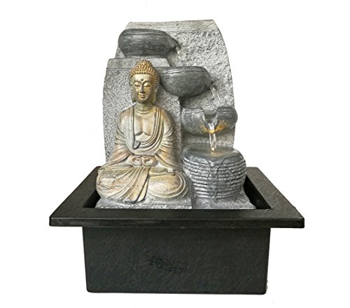 Dehner Zimmerbrunnen Steine mit LED Beleuchtung, ca. 25 x 17.5 x 21 cm, Polyresin, grau Dehner Zimmerbrunnen Steine mit LED Beleuchtung, ca. 25 x 17.5 x 21 cm, Polyresin, grau von Dehner