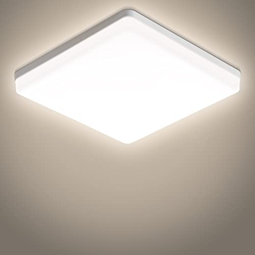 Dehobo Deckenleuchte Modern LED 48W, 4320LM, 4500K Neutralweiß, 31cm x 5cm, für Küche, Wohnzimmer, Schlafzimmer, Bad, Büro, Flur von Dehobo