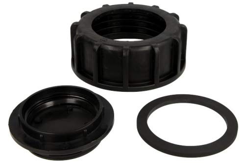 Dehoust Überwurfmutter 2" inkl. Buchse, Stopfen und Dichtung (1 Stück, Edelstahl, Linksgewinde, Vollgewinde, ISO Metric, Coarse, Flansch, Nut) Dehoust Überwurfmutter 2" inkl. Buchse, Stopfen und Dichtung (1 Stück, Edelstahl, Linksgewinde, Vollgewinde, ISO Metric, Coarse, Flansch, Nut) von DEHOUST