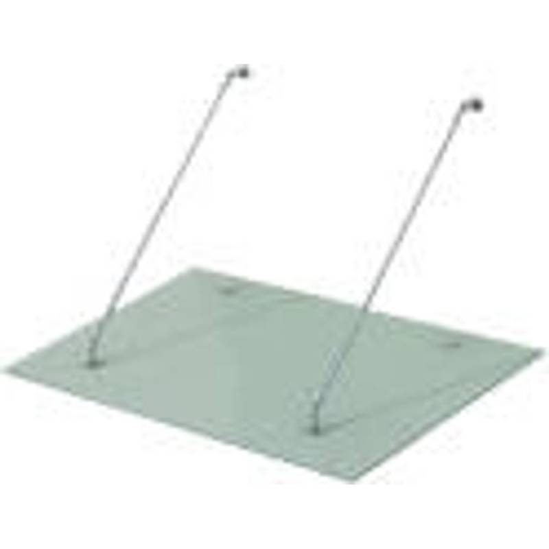 Dein Bau Projekt Glasvordach Olymp Milchglas VS-Glas 200 x 120 cm von Dein Bau Projekt