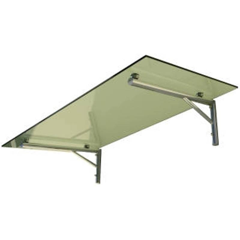Dein Bau Projekt Glasvordach Zugspitze Klarglas VS-Glas 275 x 120 cm von Dein Bau Projekt