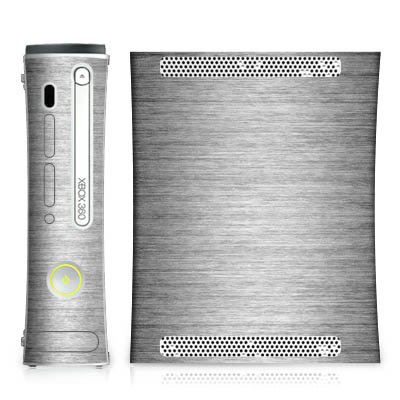 DeinDesign Skin kompatibel mit Microsoft Xbox 360 Folie Sticker Metallic Look Metall Thermomixmotive von DeinDesign