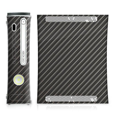 DeinDesign Skin kompatibel mit Microsoft Xbox 360 Folie Sticker Metallic Look Muster Carbon DeinDesign Skin kompatibel mit Microsoft Xbox 360 Folie Sticker Metallic Look Muster Carbon von DeinDesign