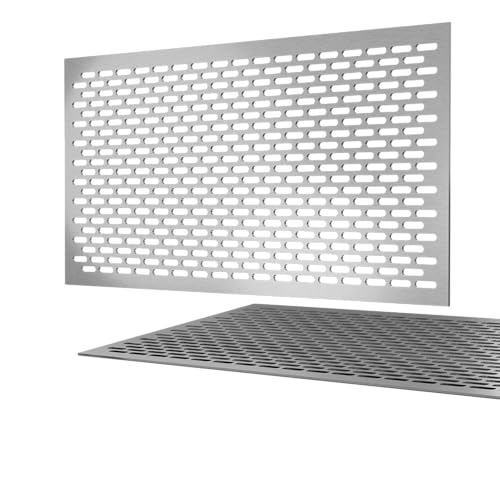DeinLichtschacht – Lichtschachtabdeckung Edelstahl – Langlöcher – 1040x420mm – Rostfrei – Begehbar – Mit Insektenschutz – Einfache Montage – Hochwertiges Design & Funktion – Made in Germany von DeinLichtschacht