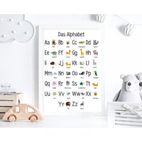 Kinderposter | Das Alphabet - Tiere von DeinLieblingsteil