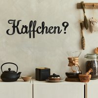 Käffchen? - 3D Schriftzug Aus Acrylglas | Kaffee Deko Für Die Küche Wanddeko in Schwarz & Weiß Perfektes Geschenk Kaffeeliebhaber von DeinLieblingswerkGER