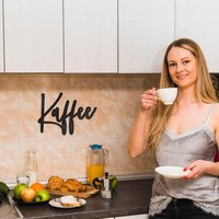 Schriftzug Kaffee Aus Acrylglas | Küchen Deko Wand Küchenutensilien Wandbild Einrichtungsideen Küche Wandtattoo von DeinLieblingswerkGER