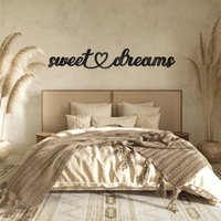 Schriftzug Sweet Dreams Aus Acrylglas | Wanddeko Wohnzimmer Deko Trend Schlafzimmer Einrichtung Kinderzimmer |Wandbild von DeinLieblingswerkGER