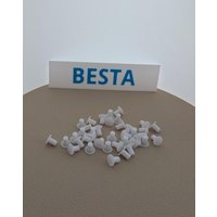 3D-Gedruckte Lochdübel Für Ikea Besta Regale/Lochabdeckung Abdeckkappe - Weiß Schwarz Individuell von DeinStyle3D