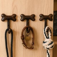 Hundeknochen Wandhaken 3Er-Set | Rustikale Gusseisen Haken Für Leine, Halsband & Hundezubehör Haustier-Garderobe Vintage Hundeknochen Wandhaken 3Er-Set | Rustikale Gusseisen Haken Für Leine, Halsband & Hundezubehör Haustier-Garderobe Vintage von DeinWunschBuch