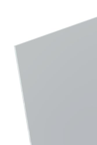 Hochwertiges Milchglas Plexiglass - 3 mm Dick - Blickdicht & UV-beständig - Perfekt für Sichtschutz und Dekorative Anwendungen (400x400mm) von DeinZuschnitt24