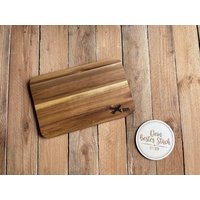 Holzbrettchen Abgerundet "Flugzeug" Personalisiert - Geschenk, Schneidebrett, Frühstücksbrett von DeinbestesStueck