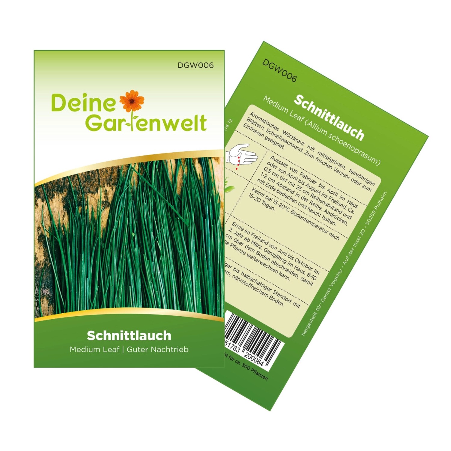 Deine Gartenwelt Schnittlauch Medium Leaf Samen Deine Gartenwelt Schnittlauch Medium Leaf Samen von Deine Gartenwelt