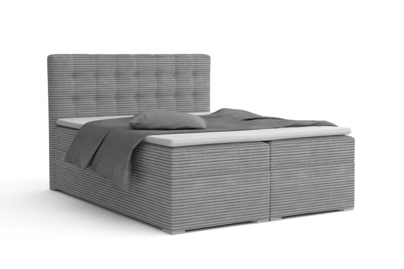 Deine Möbel 24 Boxspringbett CARLY Boxspring Komplettbett Polsterbett Bonellfederkernmatratzen H3 (Beige Creme Grau Dunkelgrau Graphit Anthrazit Schwarz, 3-St., Boxbett Cord Cord-Samt 120x200 140x200 160x200 180x200 200x200), inkl. Bettkasten Topper Matratzen H3 H4 Deine Möbel 24 Boxspringbett CARLY Boxspring Komplettbett Polsterbett Bonellfederkernmatratzen H3 (Beige Creme Grau Dunkelgrau Graphit Anthrazit Schwarz, 3-St., Boxbett Cord Cord-Samt 120x200 140x200 160x200 180x200 200x200), inkl. Bettkasten Topper Matratzen H3 H4 von Deine Möbel 24