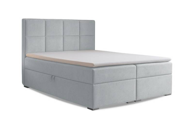 Deine Möbel 24 Boxspringbett CARO Boxbett, Polsterbett mit Bettkasten, Stauraum, Topper (Bonell-Federkernmatratze H3 oder Taschen-Federkernmatratze H4, 1-St., Größen: 120x200 cm, 140x200 cm, 160x200 cm, 180x200 cm, 200x200 cm), Farbe: Creme, Beige, Hellgrau, Dunkelgrau, Anthrazit, Schwarz Deine Möbel 24 Boxspringbett CARO Boxbett, Polsterbett mit Bettkasten, Stauraum, Topper (Bonell-Federkernmatratze H3 oder Taschen-Federkernmatratze H4, 1-St., Größen: 120x200 cm, 140x200 cm, 160x200 cm, 180x200 cm, 200x200 cm), Farbe: Creme, Beige, Hellgrau, Dunkelgrau, Anthrazit, Schwarz von Deine Möbel 24