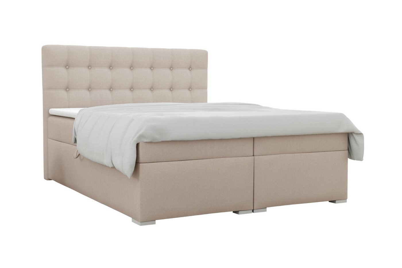 Deine Möbel 24 Boxspringbett CLAUDIA Boxbett Komplettbett inkl. Bonellfederkernmatratzen H3 (Taschenfederkernmatratzen 7 Zonen H4 optional Grau Hellgrau Schwarz Anthrazit Beige Samt Velour, 3-St., Polsterbett Ehebett Bett mit Topper und Bettkästen, Matratzen H3 / H4), mit Topper, mit Bettkästen, 120x200 140x200 160x200 180x200 200x200 Deine Möbel 24 Boxspringbett CLAUDIA Boxbett Komplettbett inkl. Bonellfederkernmatratzen H3 (Taschenfederkernmatratzen 7 Zonen H4 optional Grau Hellgrau Schwarz Anthrazit Beige Samt Velour, 3-St., Polsterbett Ehebett Bett mit Topper und Bettkästen, Matratzen H3 / H4), mit Topper, mit Bettkästen, 120x200 140x200 160x200 180x200 200x200 von Deine Möbel 24