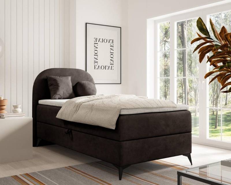 Deine Möbel 24 Boxspringbett JENNY Komplettbett Polsterbett Bett Bonellfederkernmatratzen H3 (Jugendbett Hotelbett Taschenfederkernmatratzen 7 Zonen H4 optional, 3-St., Ehebett Matratzen H3 / H4 Velours Samt Beige Grau Blau Türkis Braun), inkl Topper Bettkästen, 100x200 140x200 160x200 180x200 abgerundet Deine Möbel 24 Boxspringbett JENNY Komplettbett Polsterbett Bett Bonellfederkernmatratzen H3 (Jugendbett Hotelbett Taschenfederkernmatratzen 7 Zonen H4 optional, 3-St., Ehebett Matratzen H3 / H4 Velours Samt Beige Grau Blau Türkis Braun), inkl Topper Bettkästen, 100x200 140x200 160x200 180x200 abgerundet von Deine Möbel 24