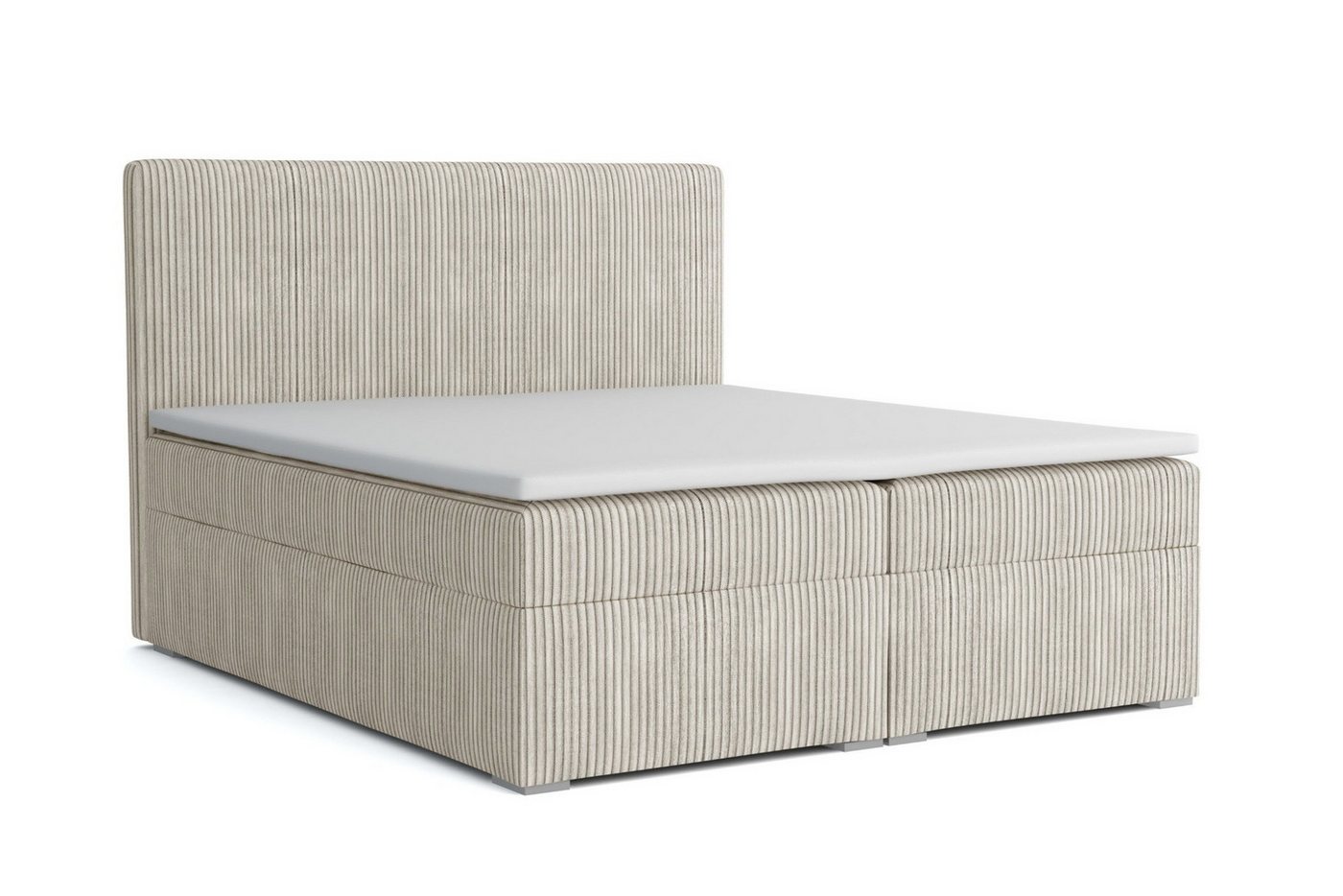 Deine Möbel 24 Boxspringbett LOFT IV Boxspring Komplettbett Polsterbett Bonellfederkernmatratzen (Beige Creme Grau Dunkelgrau Graphit Schwarz, 3-St., Boxbett Cord Cord-Samt 120x200 140x200 160x200 180x200 200x200), inkl. Bettkasten Topper Matratzen H3 H4 Deine Möbel 24 Boxspringbett LOFT IV Boxspring Komplettbett Polsterbett Bonellfederkernmatratzen (Beige Creme Grau Dunkelgrau Graphit Schwarz, 3-St., Boxbett Cord Cord-Samt 120x200 140x200 160x200 180x200 200x200), inkl. Bettkasten Topper Matratzen H3 H4 von Deine Möbel 24