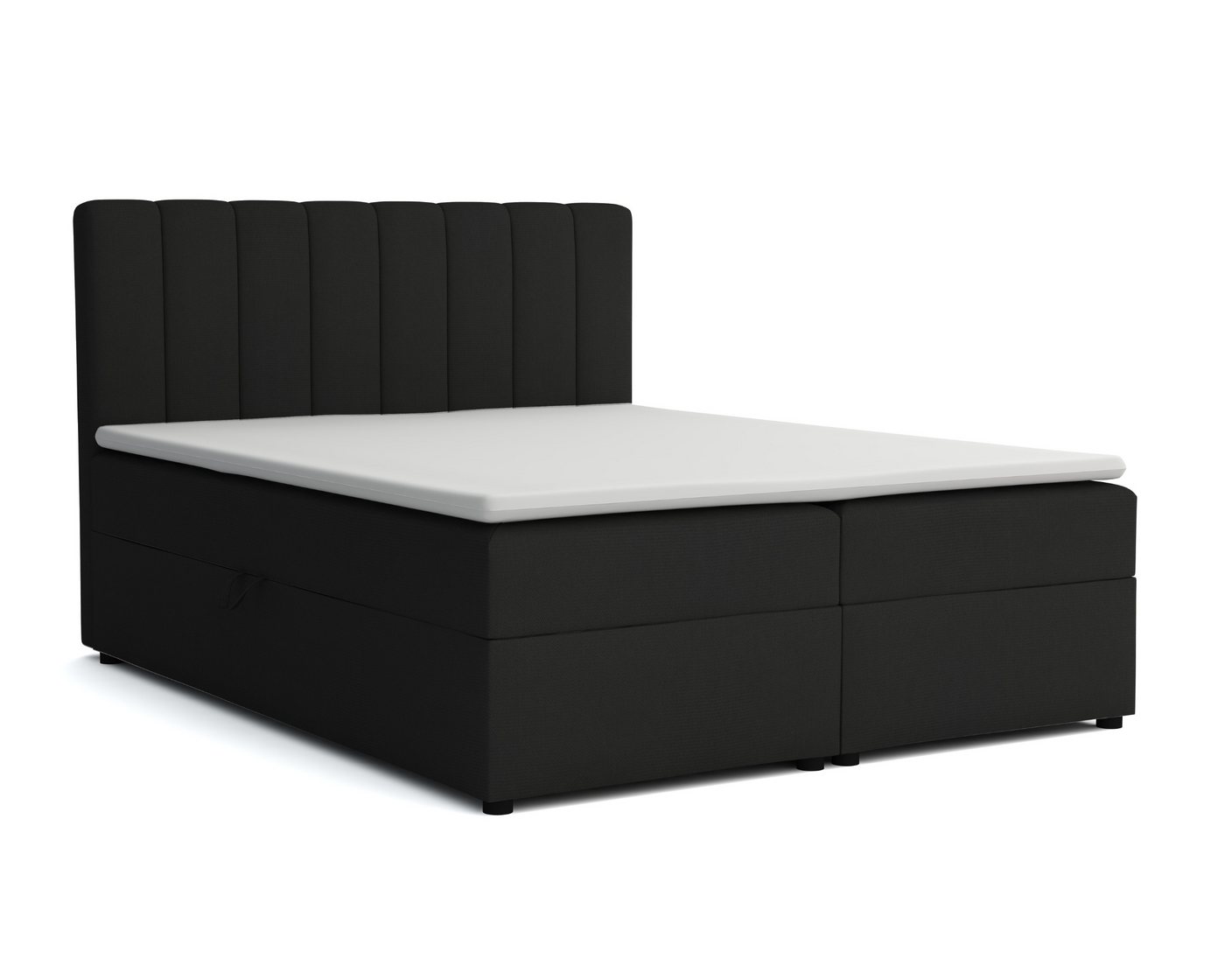 Deine Möbel 24 Boxspringbett RICK Polsterbett Boxbett Komplettbett Bonellfederkernmatratzen H3 (Taschenfederkernmatratzen 7 Zonen H4 optional Grau Hellgrau Schwarz Anthrazit Beige Samt Velour, 3-St., Polsterbett Ehebett Bett mit Topper und Bettkästen, Matratzen H3 / H4), mit Topper Bettkästen 120x200 140x200 160x200 180x200 200x200 Deine Möbel 24 Boxspringbett RICK Polsterbett Boxbett Komplettbett Bonellfederkernmatratzen H3 (Taschenfederkernmatratzen 7 Zonen H4 optional Grau Hellgrau Schwarz Anthrazit Beige Samt Velour, 3-St., Polsterbett Ehebett Bett mit Topper und Bettkästen, Matratzen H3 / H4), mit Topper Bettkästen 120x200 140x200 160x200 180x200 200x200 von Deine Möbel 24