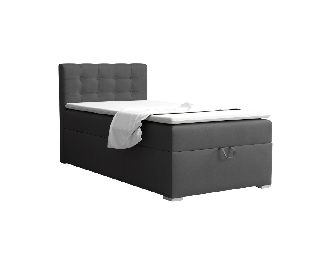 Deine Möbel 24 Boxspringbett TEEN 3 Bett für Teenager Jugend Jugendbett Einzelbett (Jugendzimmer Beige Grau Hellgrau Grau Anthrazit Schwarz, 3-St., Bonellfederkern-Matratze H3 Taschenfederkern-Matratze H4), 90x200 100x200 Polsterbett Velours Deine Möbel 24 Boxspringbett TEEN 3 Bett für Teenager Jugend Jugendbett Einzelbett (Jugendzimmer Beige Grau Hellgrau Grau Anthrazit Schwarz, 3-St., Bonellfederkern-Matratze H3 Taschenfederkern-Matratze H4), 90x200 100x200 Polsterbett Velours von Deine Möbel 24