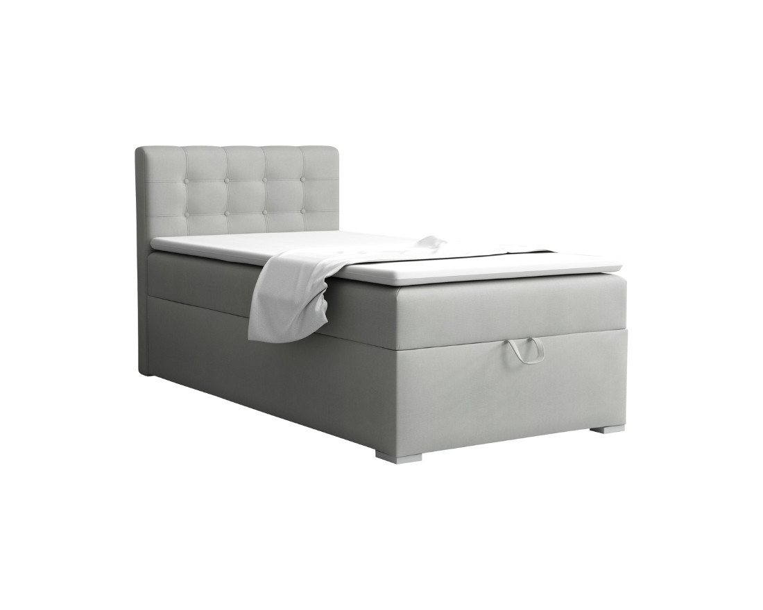 Deine Möbel 24 Boxspringbett TEEN 3 Bett für Teenager Jugend Jugendbett Einzelbett (Jugendzimmer Beige Grau Hellgrau Grau Anthrazit Schwarz, 3-St., Bonellfederkern-Matratze H3 Taschenfederkern-Matratze H4), 90x200 100x200 Polsterbett Velours Deine Möbel 24 Boxspringbett TEEN 3 Bett für Teenager Jugend Jugendbett Einzelbett (Jugendzimmer Beige Grau Hellgrau Grau Anthrazit Schwarz, 3-St., Bonellfederkern-Matratze H3 Taschenfederkern-Matratze H4), 90x200 100x200 Polsterbett Velours von Deine Möbel 24