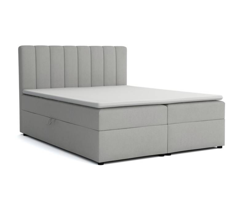 Deine Möbel 24 Boxspringbett VIKA Komplettbett Polsterbett Bett Bonellfederkernmatratzen H3 (Taschenfederkernmatratzen 7 Zonen H4 optional Samt Velour, 3-St., Ehebett Matratzen H3 / H4 zur Auswahl Beige Grau Hellgrau Dunkelgrau), inkl Topper Bettkästen, 120x200 140x200 160x200 180x200 200x200 Deine Möbel 24 Boxspringbett VIKA Komplettbett Polsterbett Bett Bonellfederkernmatratzen H3 (Taschenfederkernmatratzen 7 Zonen H4 optional Samt Velour, 3-St., Ehebett Matratzen H3 / H4 zur Auswahl Beige Grau Hellgrau Dunkelgrau), inkl Topper Bettkästen, 120x200 140x200 160x200 180x200 200x200 von Deine Möbel 24