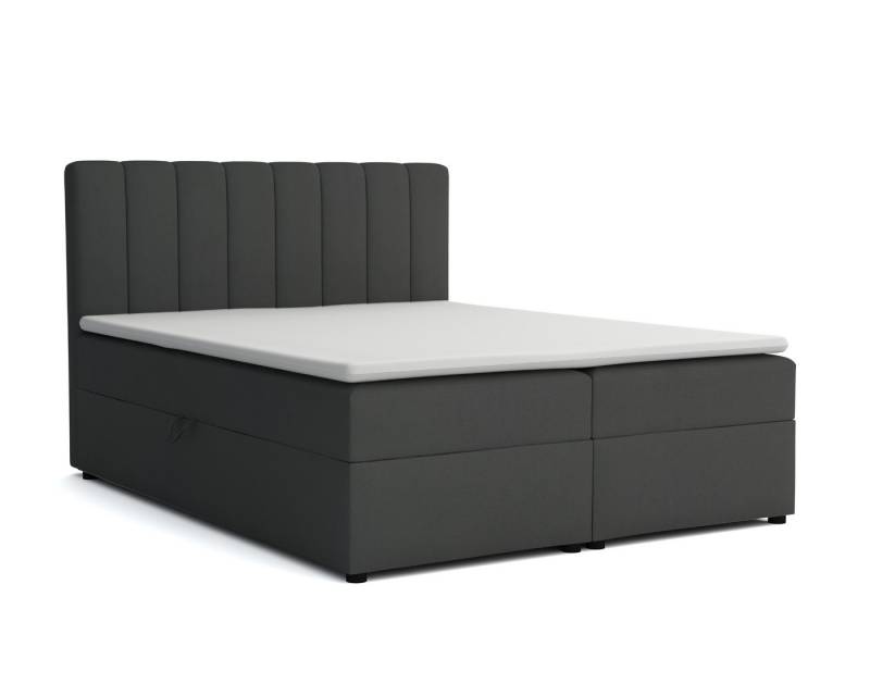 Deine Möbel 24 Boxspringbett VIKA Komplettbett Polsterbett Bett Bonellfederkernmatratzen H3 (Taschenfederkernmatratzen 7 Zonen H4 optional Samt Velour, 3-St., Ehebett Matratzen H3 / H4 zur Auswahl Beige Grau Hellgrau Dunkelgrau), inkl Topper Bettkästen, 120x200 140x200 160x200 180x200 200x200 Deine Möbel 24 Boxspringbett VIKA Komplettbett Polsterbett Bett Bonellfederkernmatratzen H3 (Taschenfederkernmatratzen 7 Zonen H4 optional Samt Velour, 3-St., Ehebett Matratzen H3 / H4 zur Auswahl Beige Grau Hellgrau Dunkelgrau), inkl Topper Bettkästen, 120x200 140x200 160x200 180x200 200x200 von Deine Möbel 24