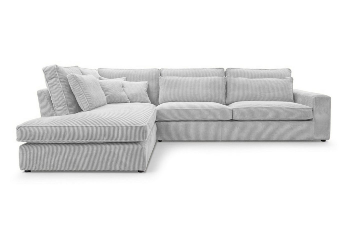 Deine Möbel 24 Ecksofa CAREN MINI Wohnlandschaft Sofa Wohnzimmer L-Couch Cord Samt, Farben: Creme Grau Schwarz 2 Teile Deine Möbel 24 Ecksofa CAREN MINI Wohnlandschaft Sofa Wohnzimmer L-Couch Cord Samt, Farben: Creme Grau Schwarz 2 Teile von Deine Möbel 24