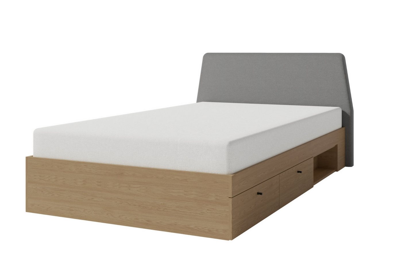 Deine Möbel 24 Jugendbett ALBI 90/200 und 120/200 (Jugendbett, 1-tlg), Kinderbett Jugendbett mit zwei Schubladen von Deine Möbel 24