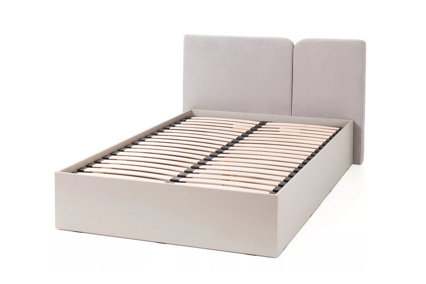 Deine Möbel 24 Jugendbett LIBU 13 90x200 LIBU 14 120x200 Kinderbett Einzelbett Bett (Set, 3-tlg., Kinderzimmer Jugendzimmer Stauraun), LIBU-Kollektion Beige Eukalyptus Eiche inkl. Lattenrost Bettkasten von Deine Möbel 24