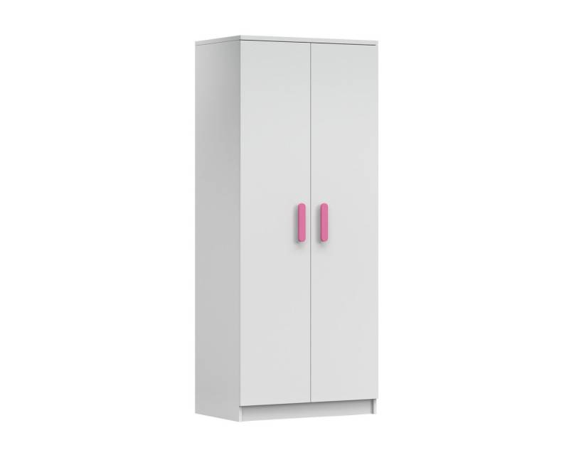 Deine Möbel 24 Kinderkleiderschrank INGE 06 Jugendzimmer Jugendmöbel in Weiß + Grün/Blau/Rosa von Deine Möbel 24