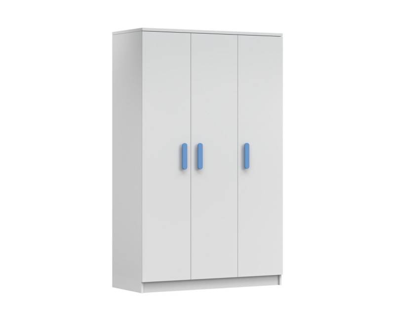 Deine Möbel 24 Kinderkleiderschrank INGE 19 Jugendzimmer Jugendmöbel in Weiß + Grün/Blau/Rosa von Deine Möbel 24