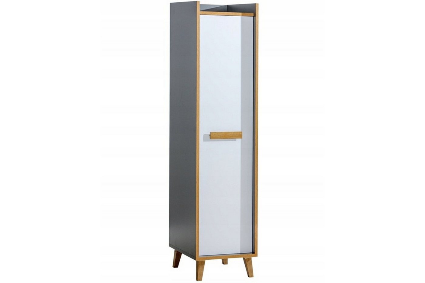 Deine Möbel 24 Kinderkleiderschrank WILLY 2 Kleiderschrank 1-türig Drehtürenschrank (Set, 1-St., für Jugendzimmer Kinderzimmer Schlafzimmer Wohnzimmer) von Deine Möbel 24